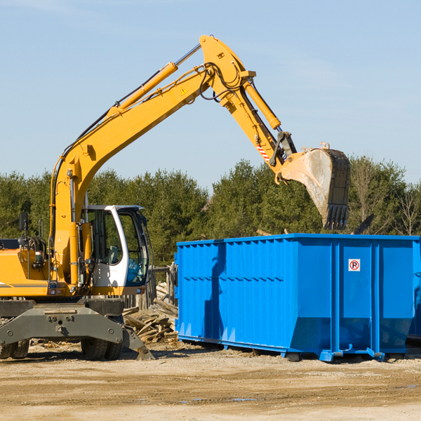 how many times can i have a residential dumpster rental emptied in Monroe NE